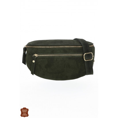 CÉLLYA, WAIST SUEDE BAG, SOLID COLOR, WEBBING