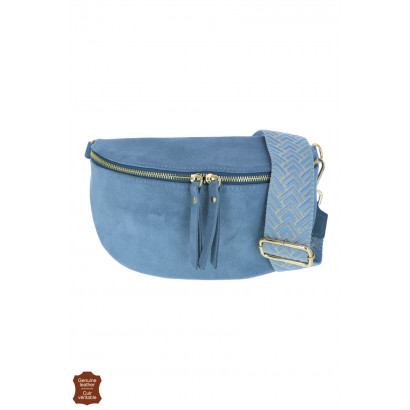 CÉLINE, WAIST SUEDE BAG, SOLID COLOR, WEBBING