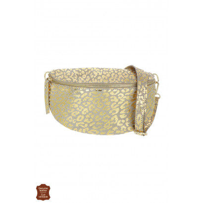 CÉLINE, WAIST SUEDE BAG, ANIMAL SHINY PRINTED