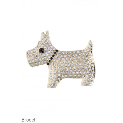 BROOCH WITH DOG