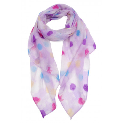 FOULARD À IMPRIME À POIS