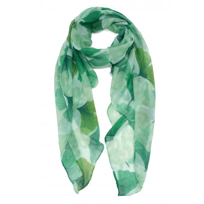 FOULARD IMPRIME FEUILLES