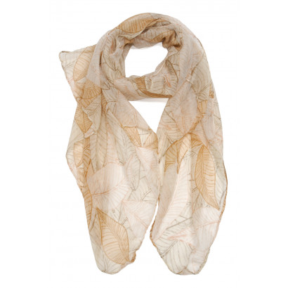 FOULARD IMPRIME FEUILLES