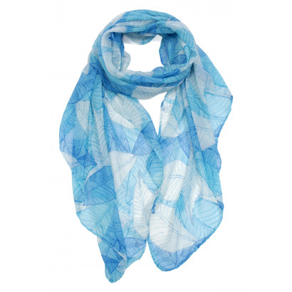 FOULARD IMPRIME FEUILLES