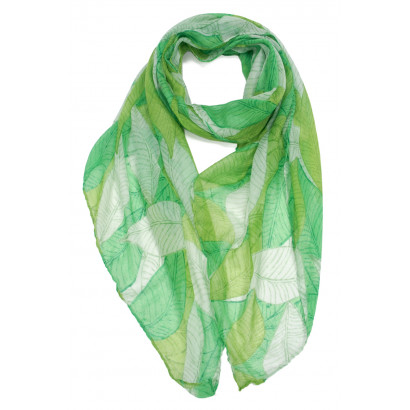 FOULARD IMPRIME FEUILLES