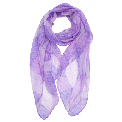 FOULARD IMPRIME FEUILLES