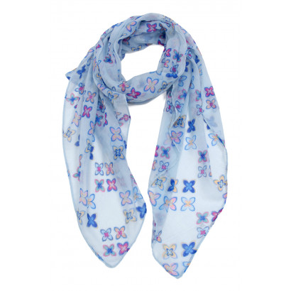 FOULARD À MOTIF GÉOMÉTRIQUE