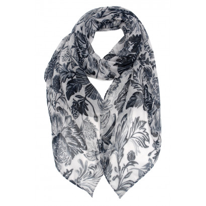 FOULARD À MOTIF FLEURS