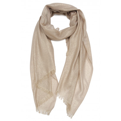 SCARF SOLID COLOR WITH LUREX