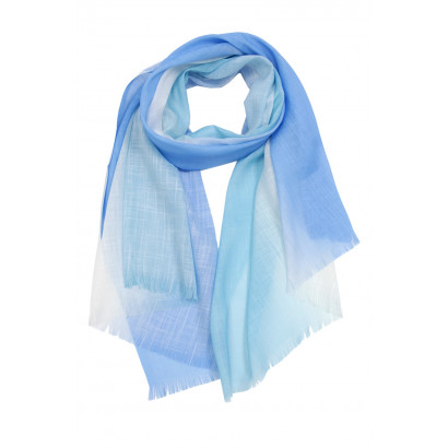 WOVEN SCARF WITH COLOR GRADIENT & LUREX