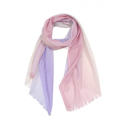 FOULARD TISSE AVEC DÉGRADÉ DE COULEUR & LUREX