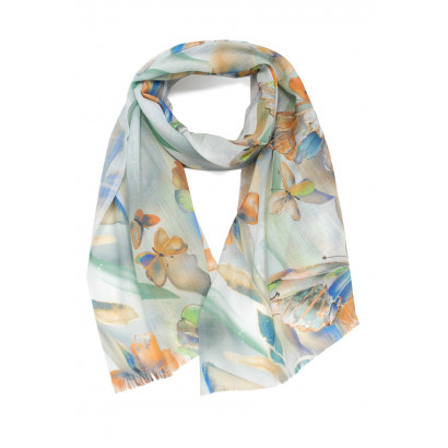 FOULARD AVEC MOTIF PAPILLONS