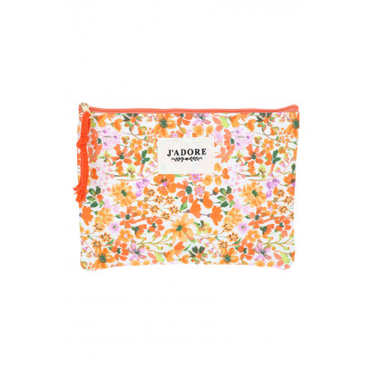 BOLSA ALGODÓN: J'ADORE, ESTAMPADO FLORE