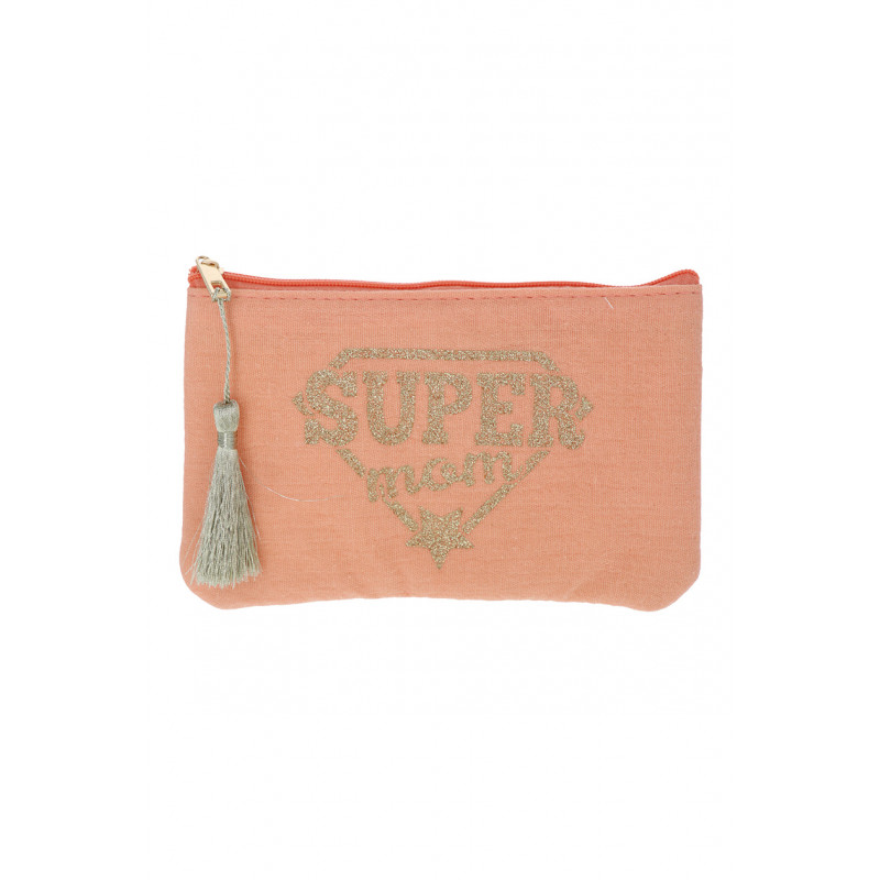 POCHETTE EN COTON: SUPER MOM