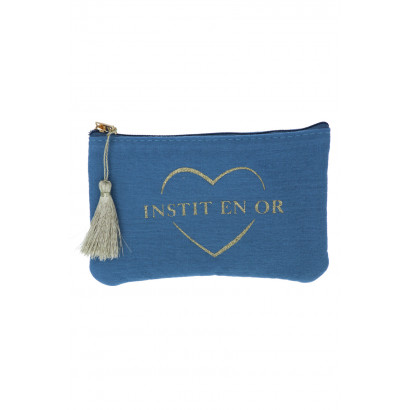 POCHETTE EN COTON: INSTIT EN OR