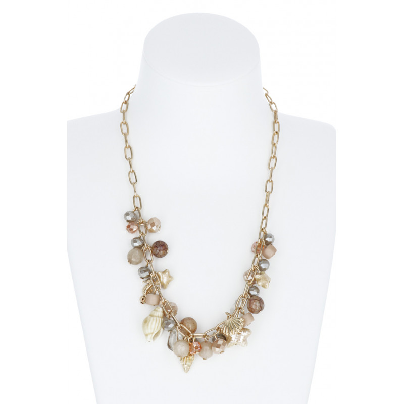 COLLAR CORTO CON PERLAS