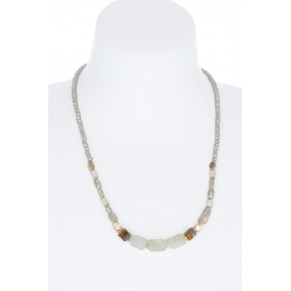 SHORT NECKLACE WITH PEARLS