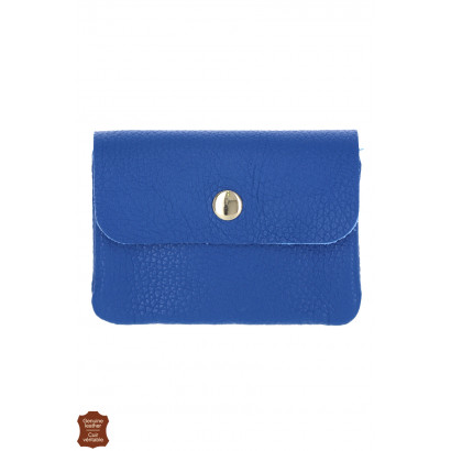 LEATHER PURSE IN SOLID COLOR