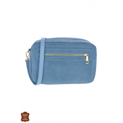 CAMY, SAC BANDOULIÈRE DAIM, POCHETTE AVANT