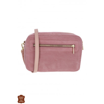 CAMY, SAC BANDOULIÈRE DAIM, POCHETTE AVANT