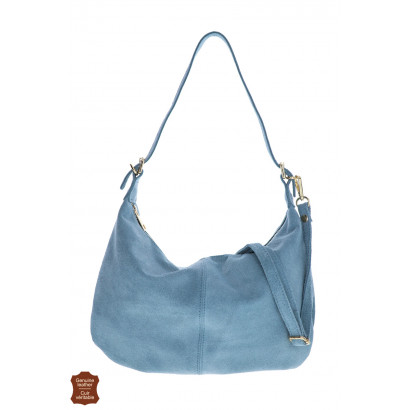 LISE, SAC SHOPPING DAIM DE COULEUR UNIE