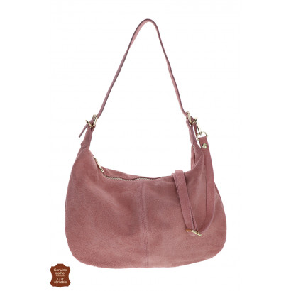 LISE, SAC SHOPPING DAIM DE COULEUR UNIE