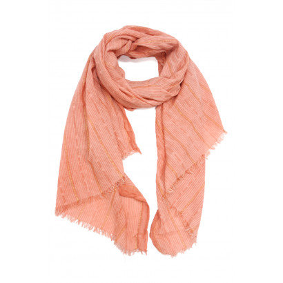 FOULARD EN COTON COULEUR UNIE