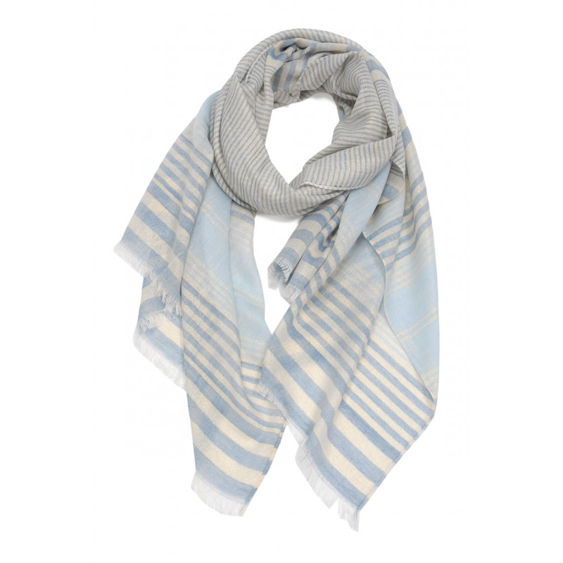 WOVEN SCARF WITH LUREX