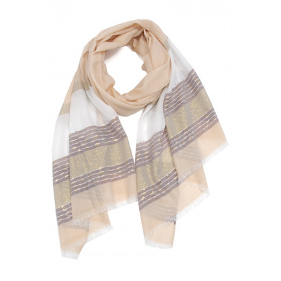 WOVEN SCARF WITH LUREX