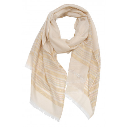 WOVEN SCARF WITH LUREX