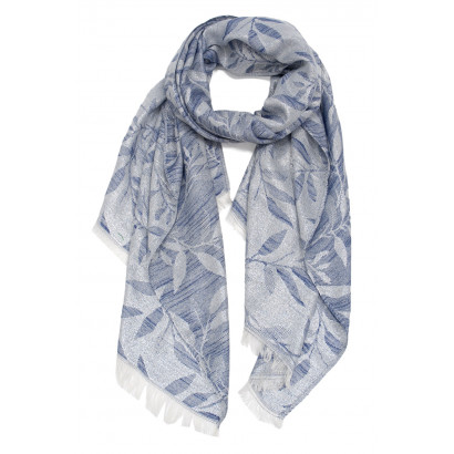 WOVEN SCARF WITH LUREX