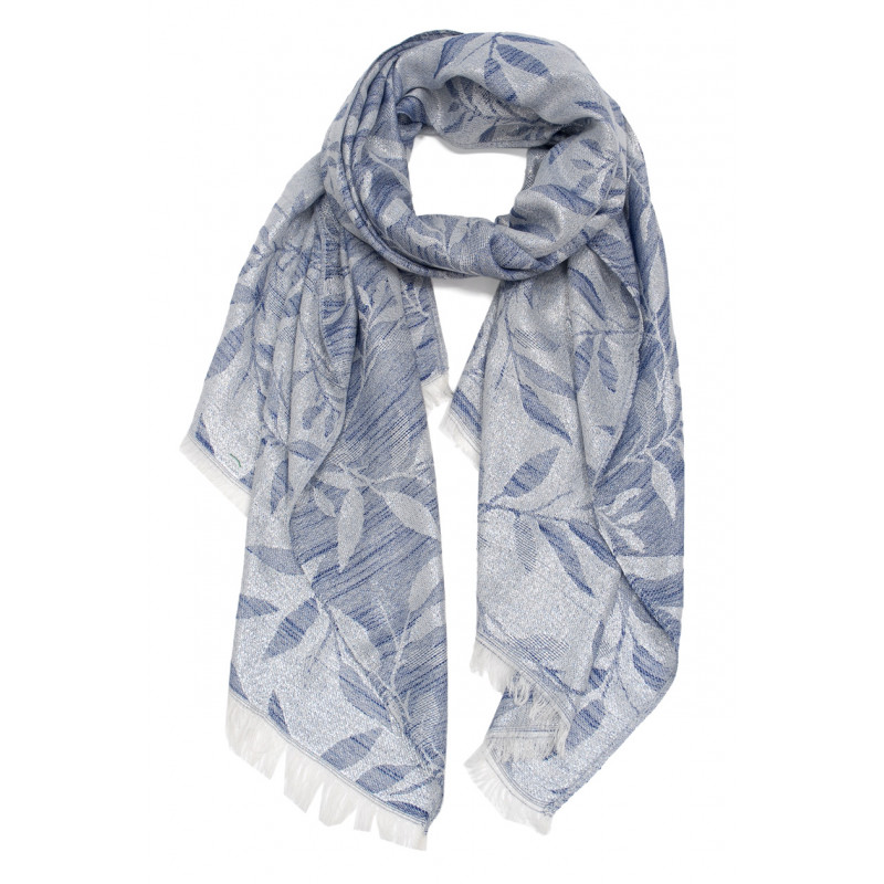 WOVEN SCARF WITH LUREX