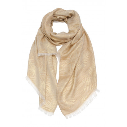 WOVEN SCARF WITH LUREX