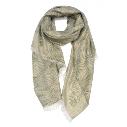 WOVEN SCARF WITH LUREX