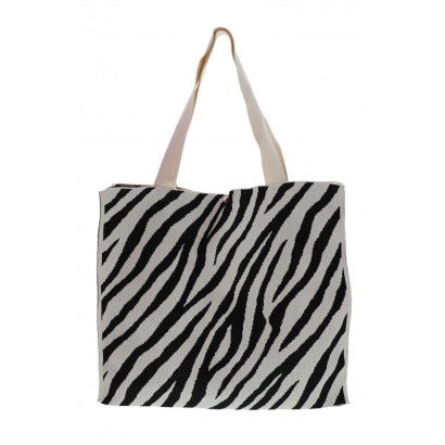 SHOPPING BAG WITH ANIMAL PATTERN