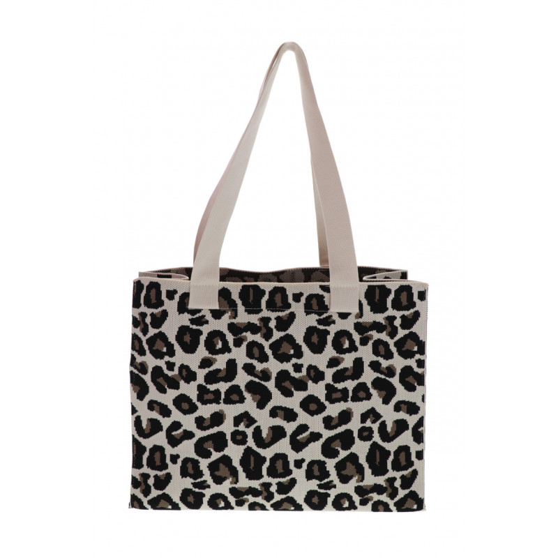 SHOPPING BAG WITH ANIMAL PATTERN