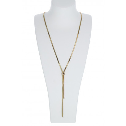 ARTICULAR CHAIN NECKLACE WITH TASSEL