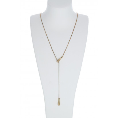 KETTING MET DRUPPELVORM HANGER