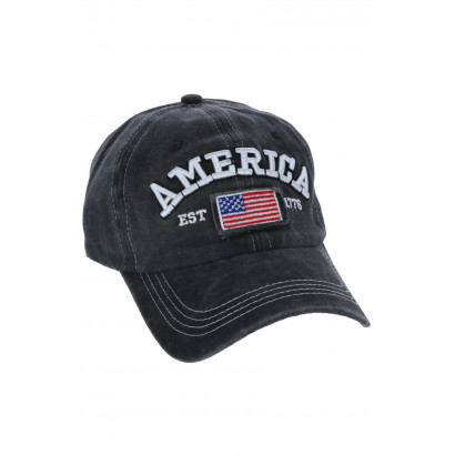 BASEBALLPET MET EMBLEEM AMERIKA