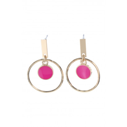 BOUCLES D'OREILLES A FERMOIR EN PERCEUSES