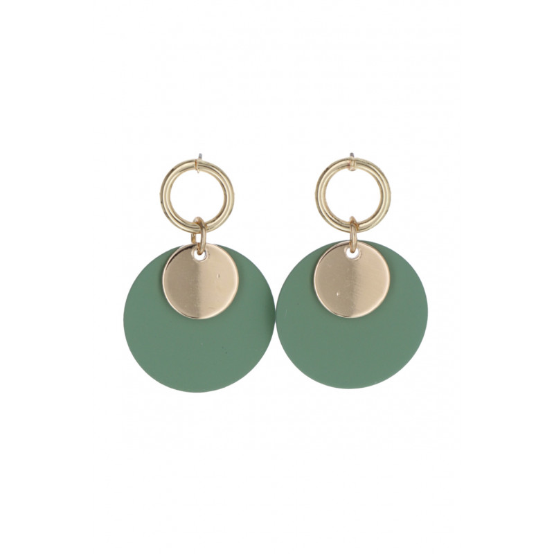 EARRINGS ROUND SHAPE & RING