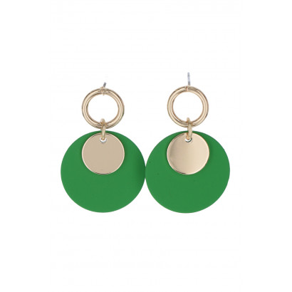 EARRINGS ROUND SHAPE & RING