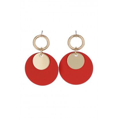 EARRINGS ROUND SHAPE & RING