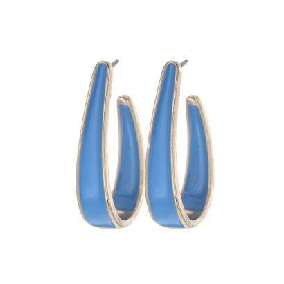 EARRINGS DROP SHAPE AND ENAMEL