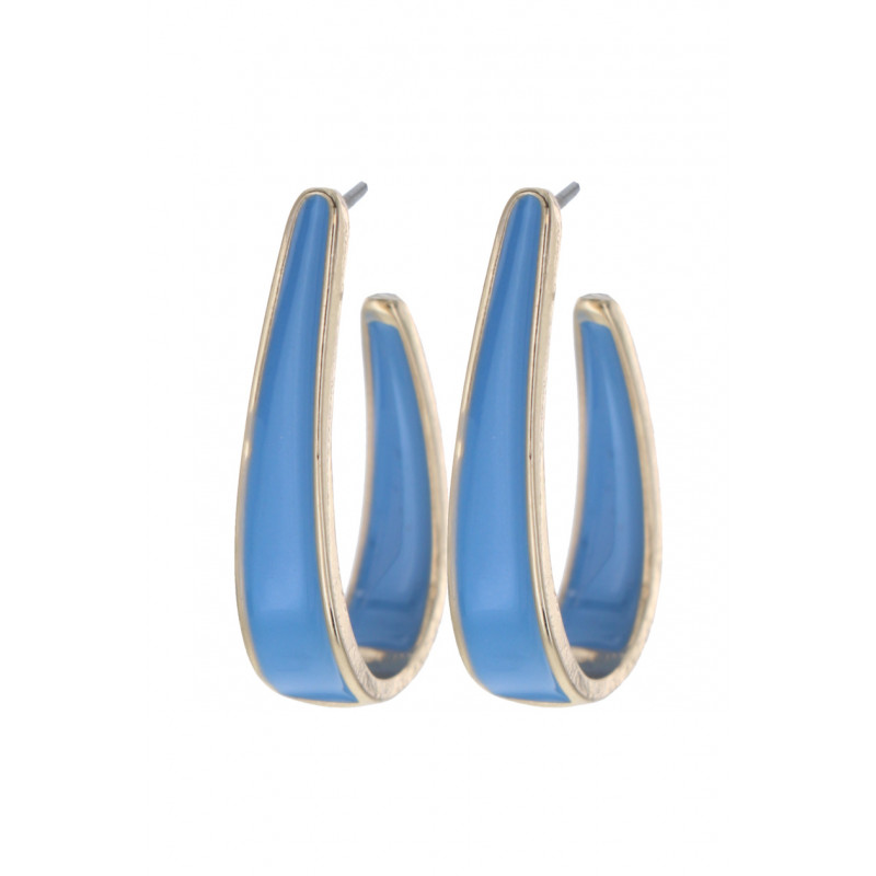 EARRINGS DROP SHAPE AND ENAMEL