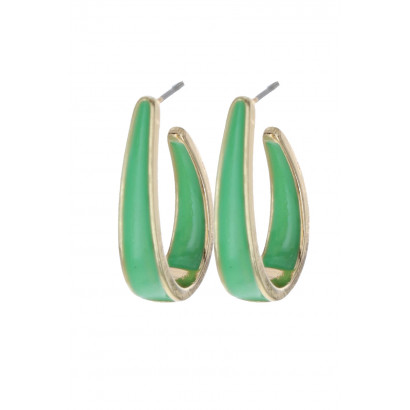 EARRINGS DROP SHAPE AND ENAMEL