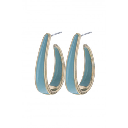 EARRINGS DROP SHAPE AND ENAMEL