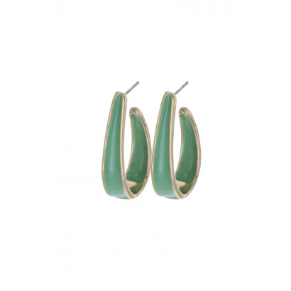 EARRINGS DROP SHAPE AND ENAMEL