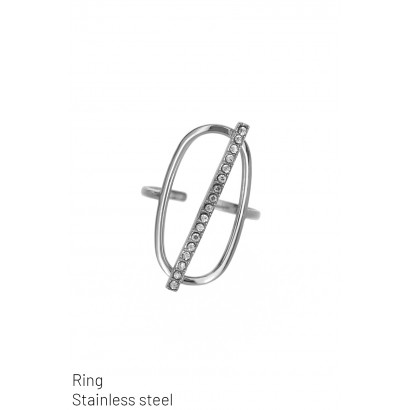 RING STAINLESS STEEL, OVAL,...