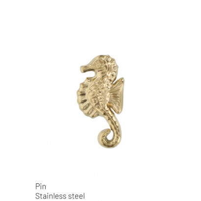 STEEL PINS IN SEAHORSE SHAPE